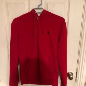 Red Ralph Lauren Polo zip up jacket men’s small